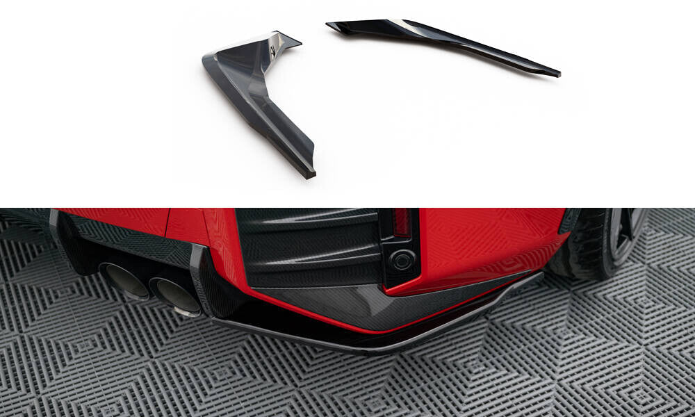 Heck Ansatz Flaps Diffusor für BMW M2 M-Performance G87 Maxton Design
