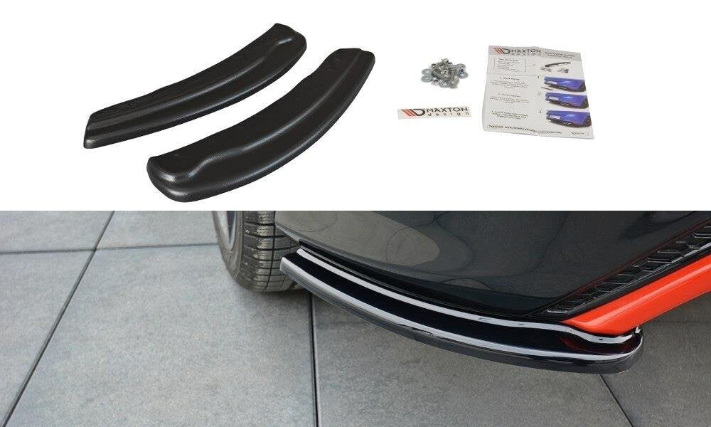 Heck Ansatz Flaps Diffusor für Ford Focus ST-Line Mk3 FL Maxton Design