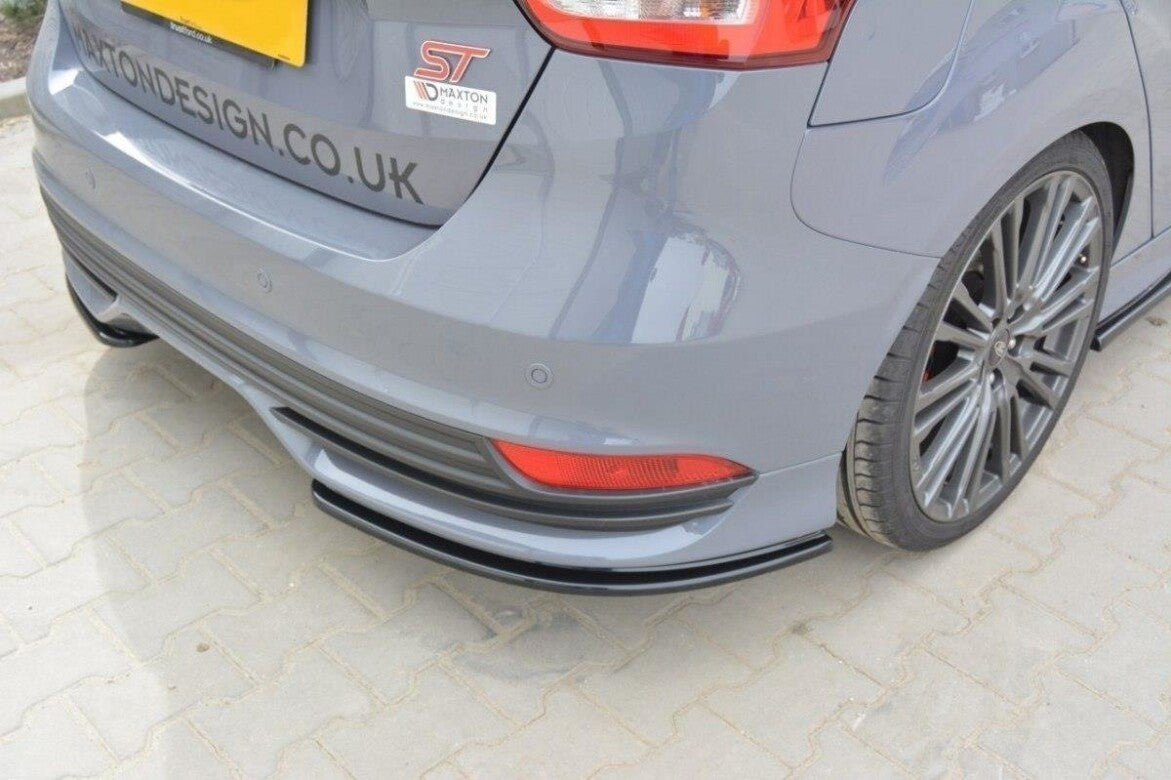 Heck Ansatz Flaps Diffusor für Ford Focus ST Mk3 FL Maxton Design