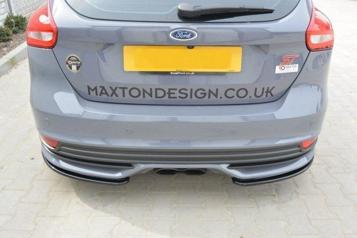 Heck Ansatz Flaps Diffusor für Ford Focus ST Mk3 FL Maxton Design