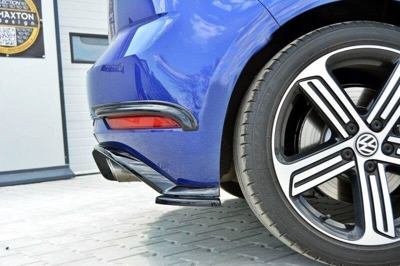 Heck Ansatz Flaps Diffusor für VW GOLF 7 R Facelift Maxton Design