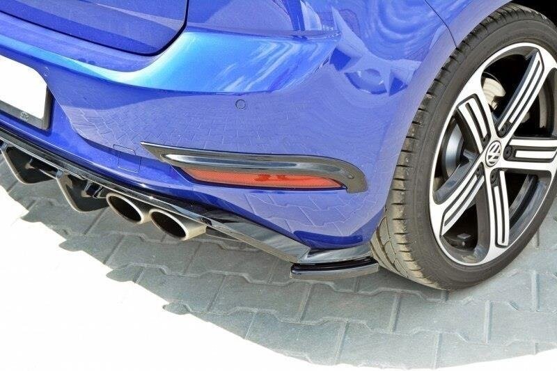 Heck Ansatz Flaps Diffusor für VW GOLF 7 R Facelift Maxton Design