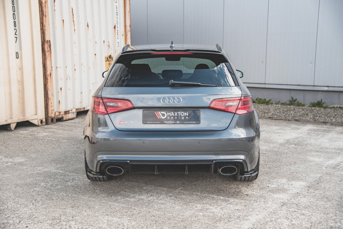 Heck Ansatz Flaps Diffusor V.1 für Audi RS3 8V Sportback Maxton Design