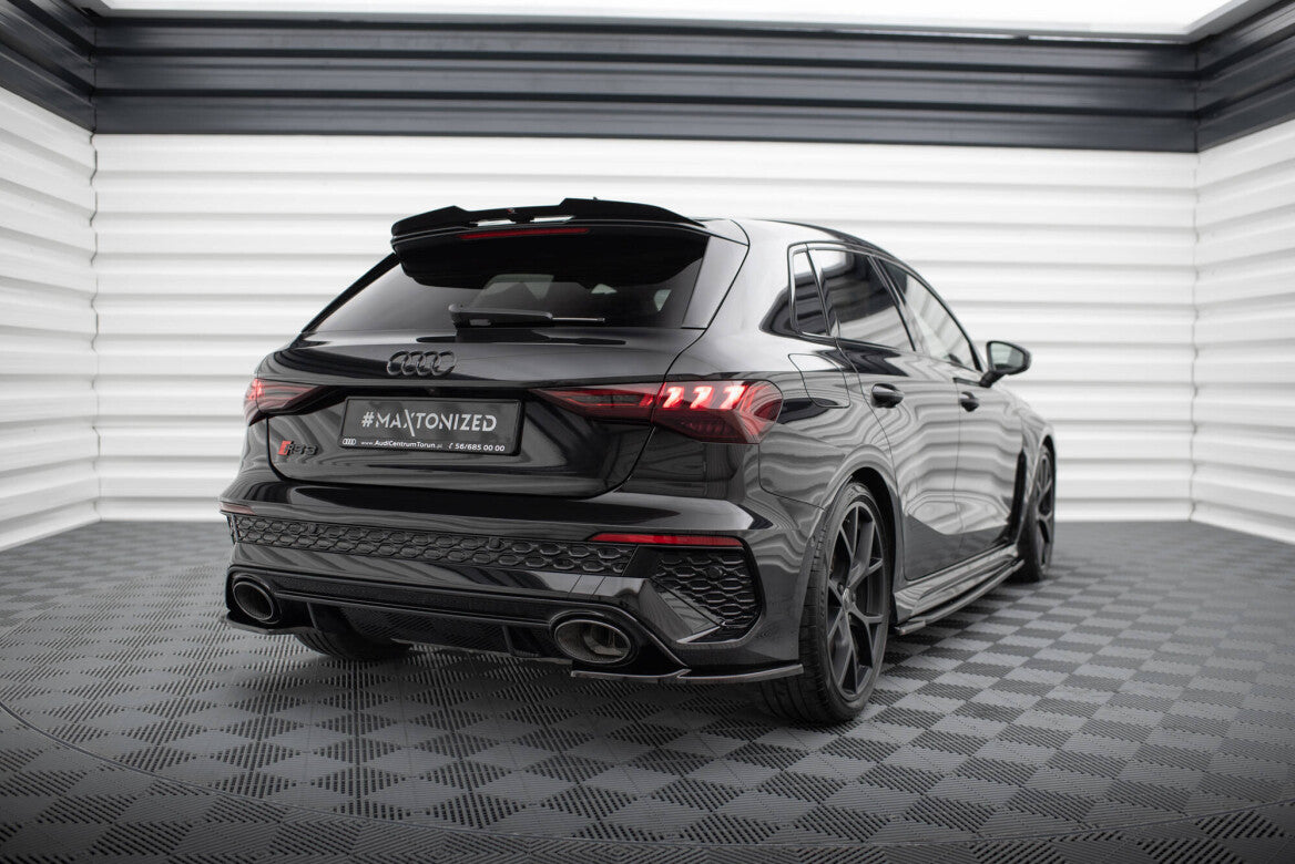 Heck Ansatz Flaps Diffusor V.1 für Audi RS3 Sportback 8Y Maxton Design