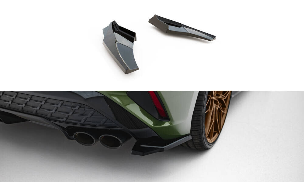 Heck Ansatz Flaps Diffusor V.1 für Audi S3 Sportback Facelift Maxton Design
