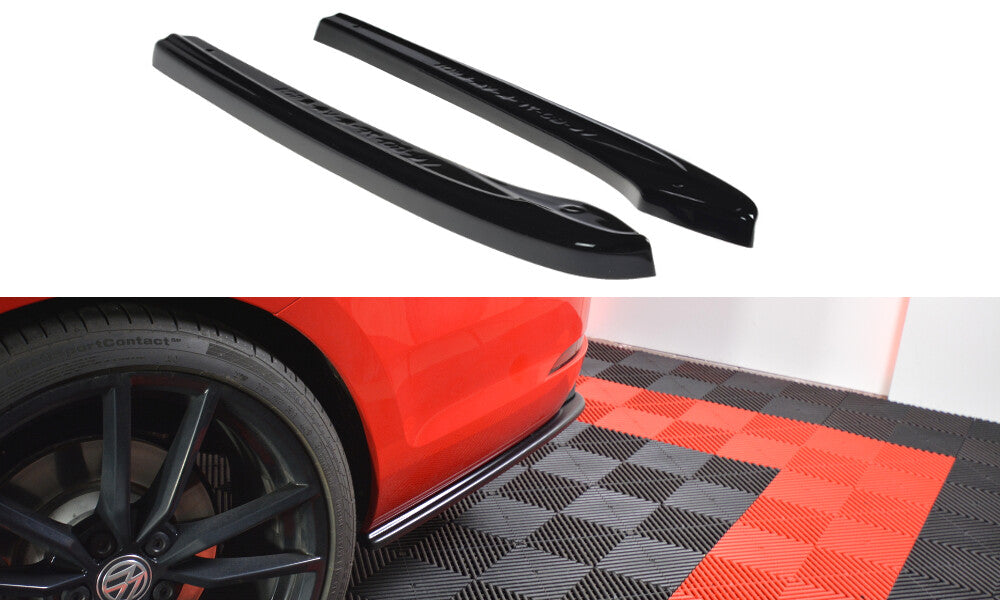 Heck Ansatz Flaps Diffusor V.1 für VW GOLF 7 R VARIANT FACELIFT Maxton Design