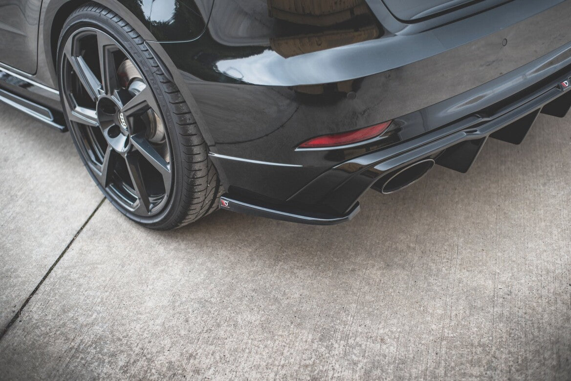 Heck Ansatz Flaps Diffusor V.2 für Audi RS3 8V Sportback Facelift Maxton Design