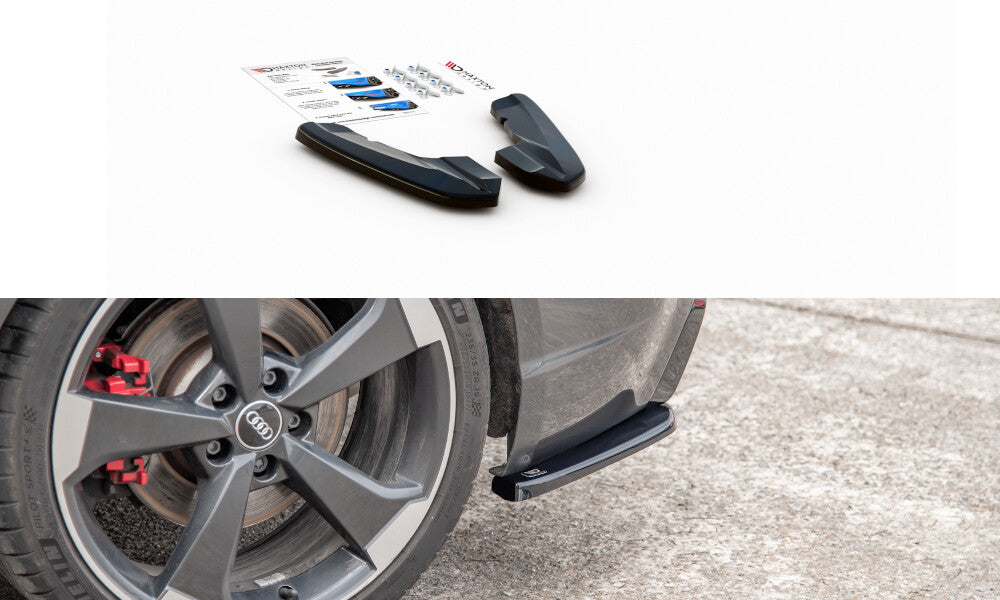 Heck Ansatz Flaps Diffusor V.2 für Audi RS3 8V Sportback Maxton Design