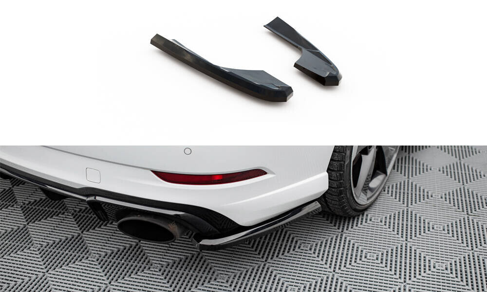 Heck Ansatz Flaps Diffusor V.2 für Audi RS3 Limousine 8V Facelift Maxton Design