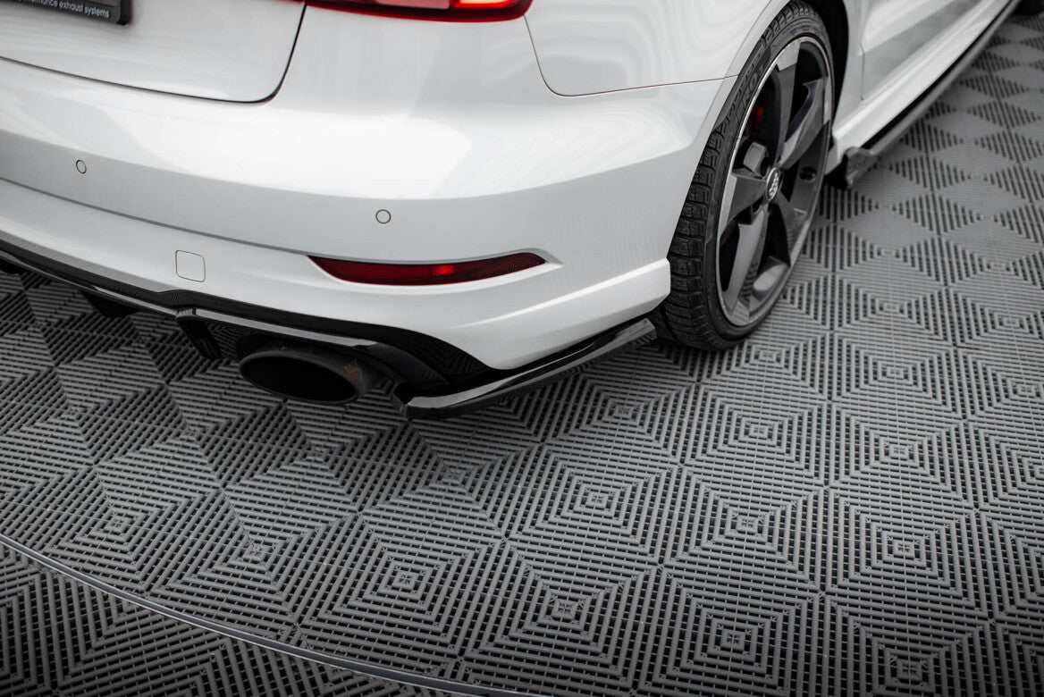 Heck Ansatz Flaps Diffusor V.2 für Audi RS3 Limousine 8V Facelift Maxton Design