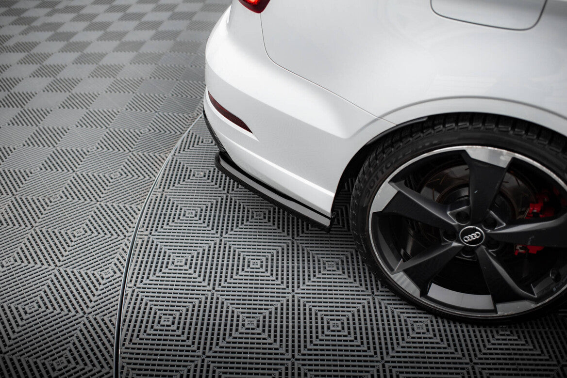 Heck Ansatz Flaps Diffusor V.2 für Audi RS3 Limousine 8V Facelift Maxton Design