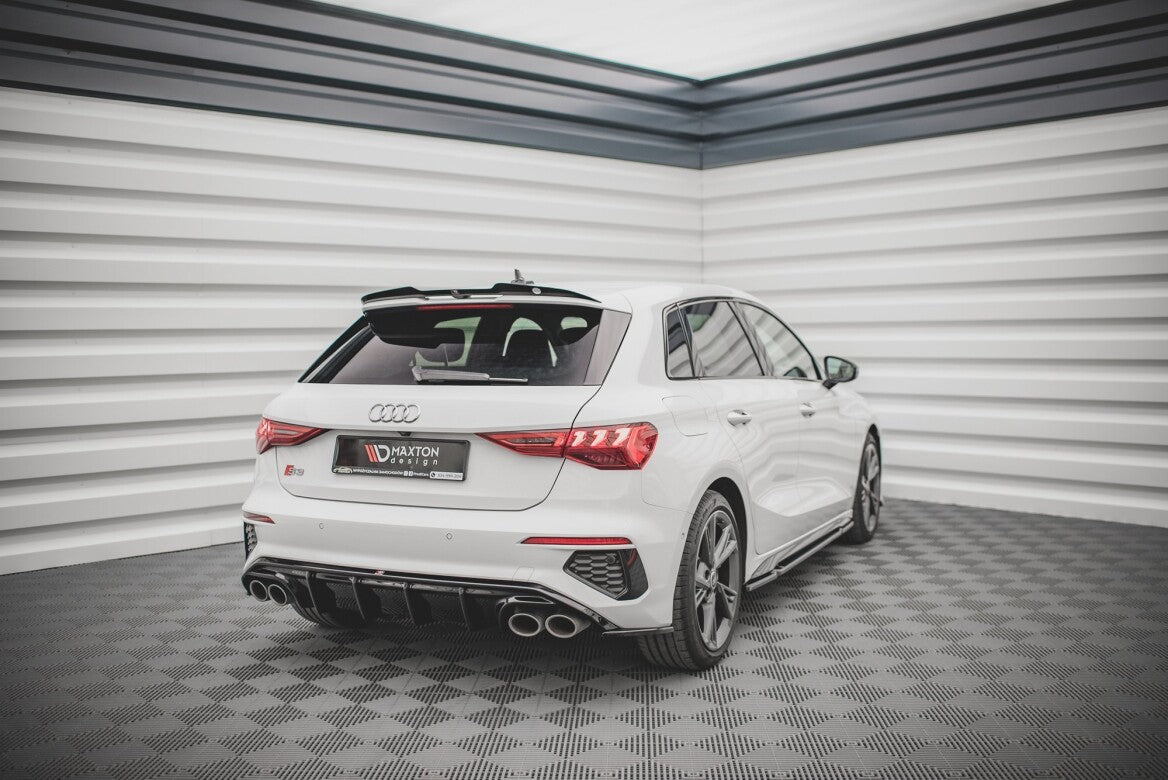Heck Ansatz Flaps Diffusor V.2 für Audi S3 8Y Maxton Design
