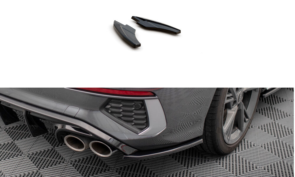 Heck Ansatz Flaps Diffusor V.2 für Audi S3 Limousine 8Y Maxton Design