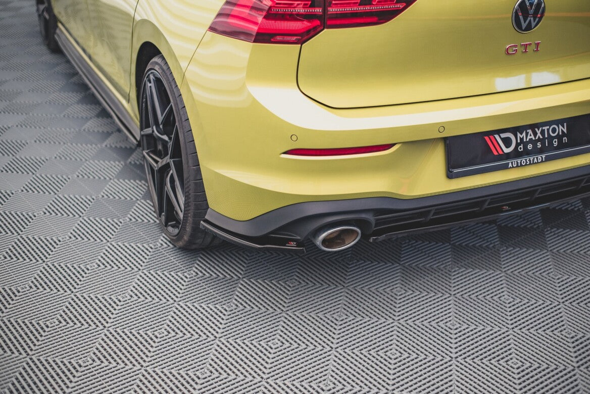 Heck Ansatz Flaps Diffusor V.2 für VW Golf 8 GTI Clubsport Maxton Design