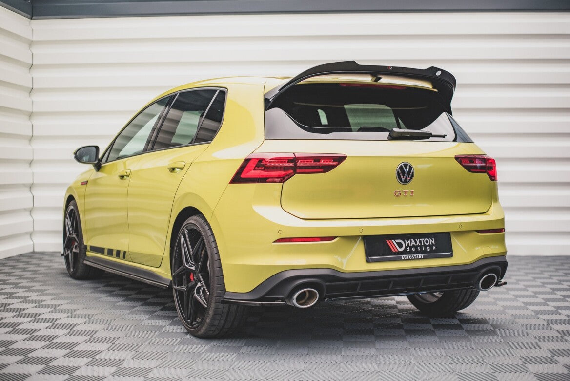 Heck Ansatz Flaps Diffusor V.2 für VW Golf 8 GTI Clubsport Maxton Design