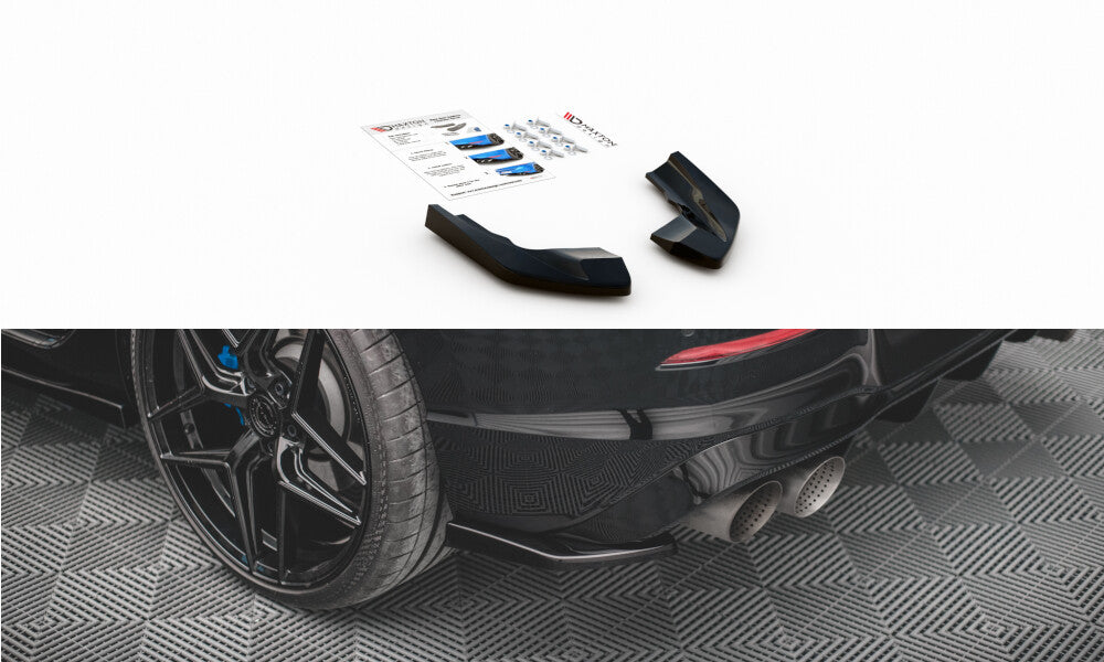 Heck Ansatz Flaps Diffusor V.2 für VW Golf R Mk8   Maxton Design