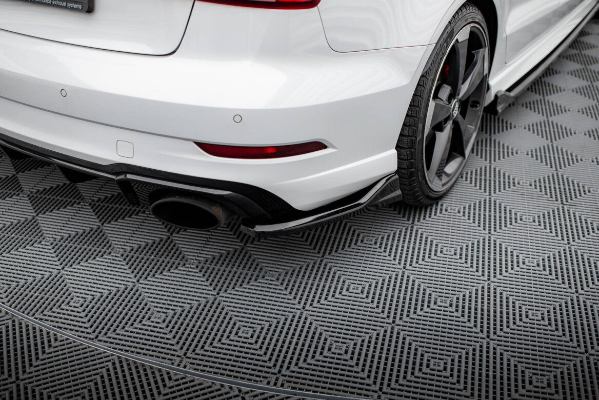 Heck Ansatz Flaps Diffusor V.3 für Audi RS3 Limousine 8V Facelift Maxton Design