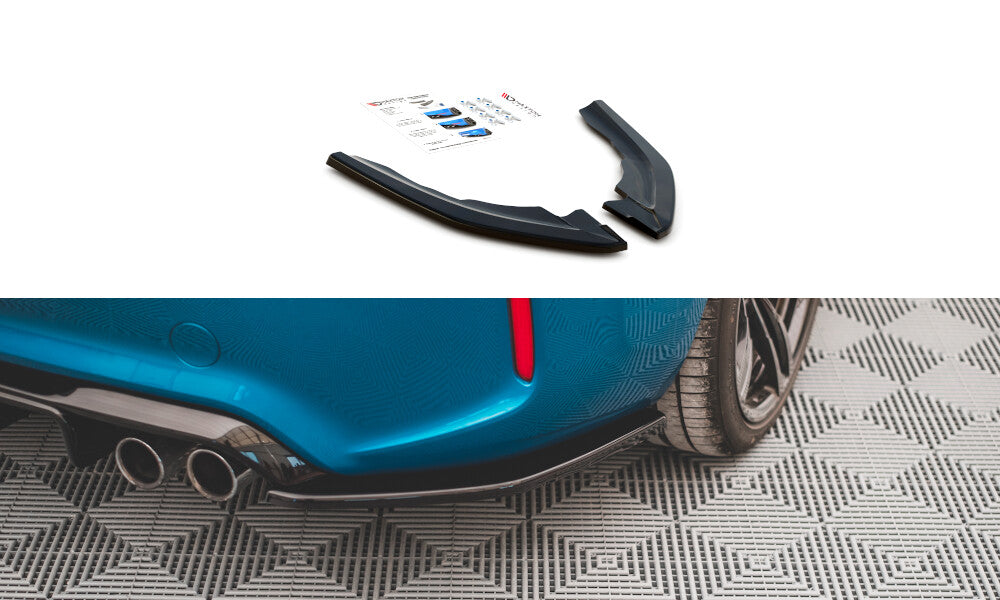 Heck Ansatz Flaps Diffusor V.2 für BMW M2 F87 Maxton Design