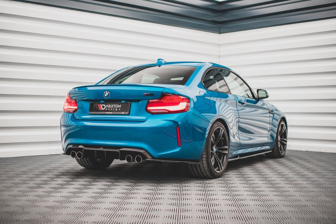 Heck Ansatz Flaps Diffusor V.2 für BMW M2 F87 Maxton Design