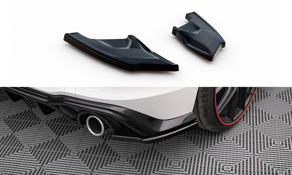 Heck Ansatz Flaps Diffusor V.3 für Volkswagen Golf GTI Mk8 Maxton Design