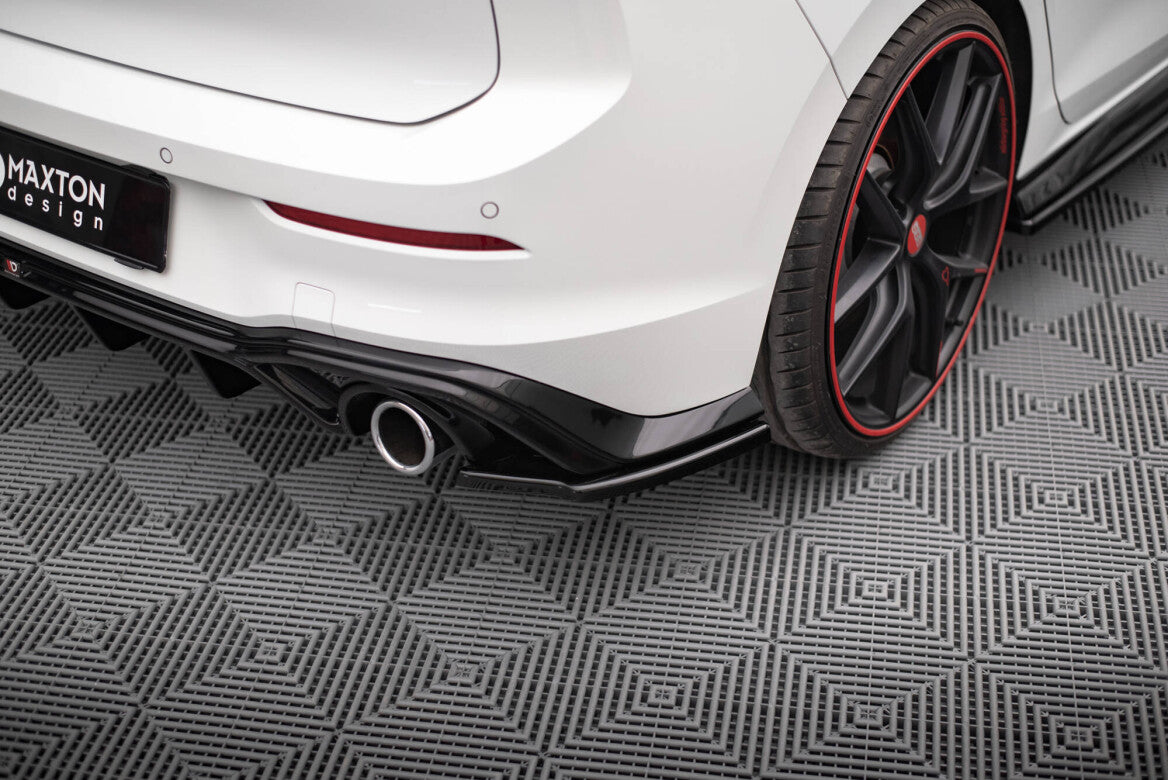 Heck Ansatz Flaps Diffusor V.3 für Volkswagen Golf GTI Mk8 Maxton Design