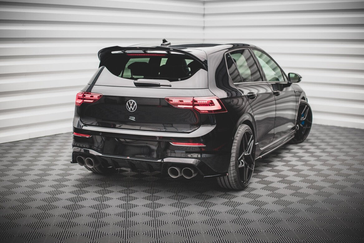 Heck Ansatz Flaps Diffusor V.3 für VW Golf R Mk8   Maxton Design