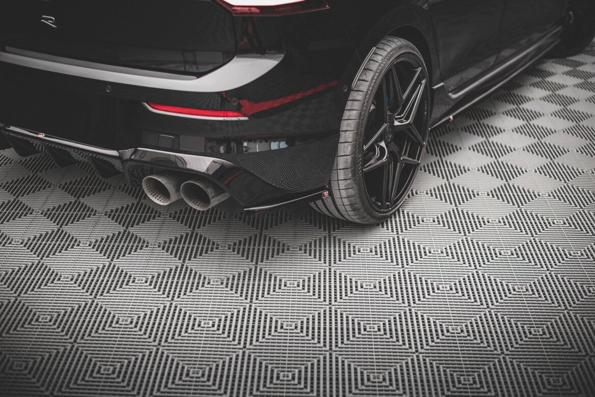 Heck Ansatz Flaps Diffusor V.3 für VW Golf R Mk8   Maxton Design