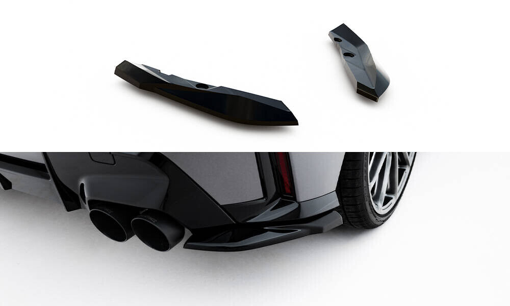 Heck Ansatz Flaps Diffusor V.4 für BMW M135i F70 Maxton Design
