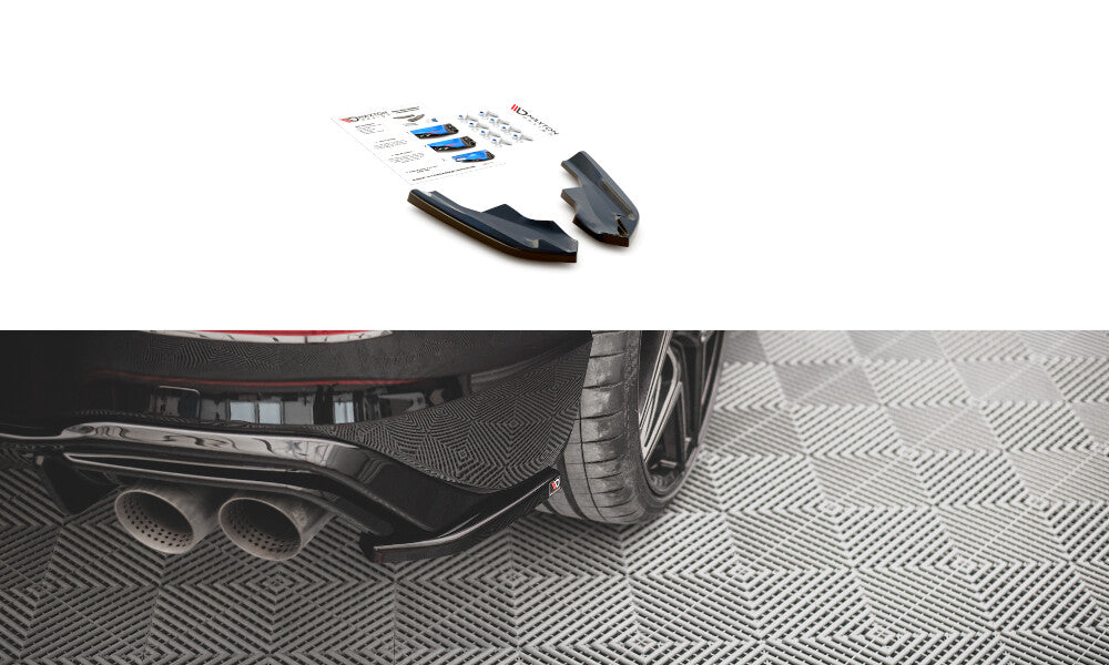 Heck Ansatz Flaps Diffusor V.4 für VW Golf R Mk8   Maxton Design