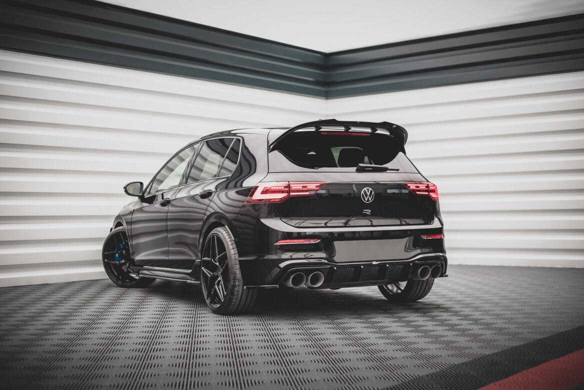 Heck Ansatz Flaps Diffusor V.4 für VW Golf R Mk8   Maxton Design