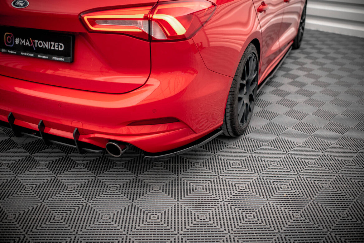 Heck Ansatz Flaps Diffusor V.5 für Ford Focus Kombi ST-Line Mk4 Maxton Design