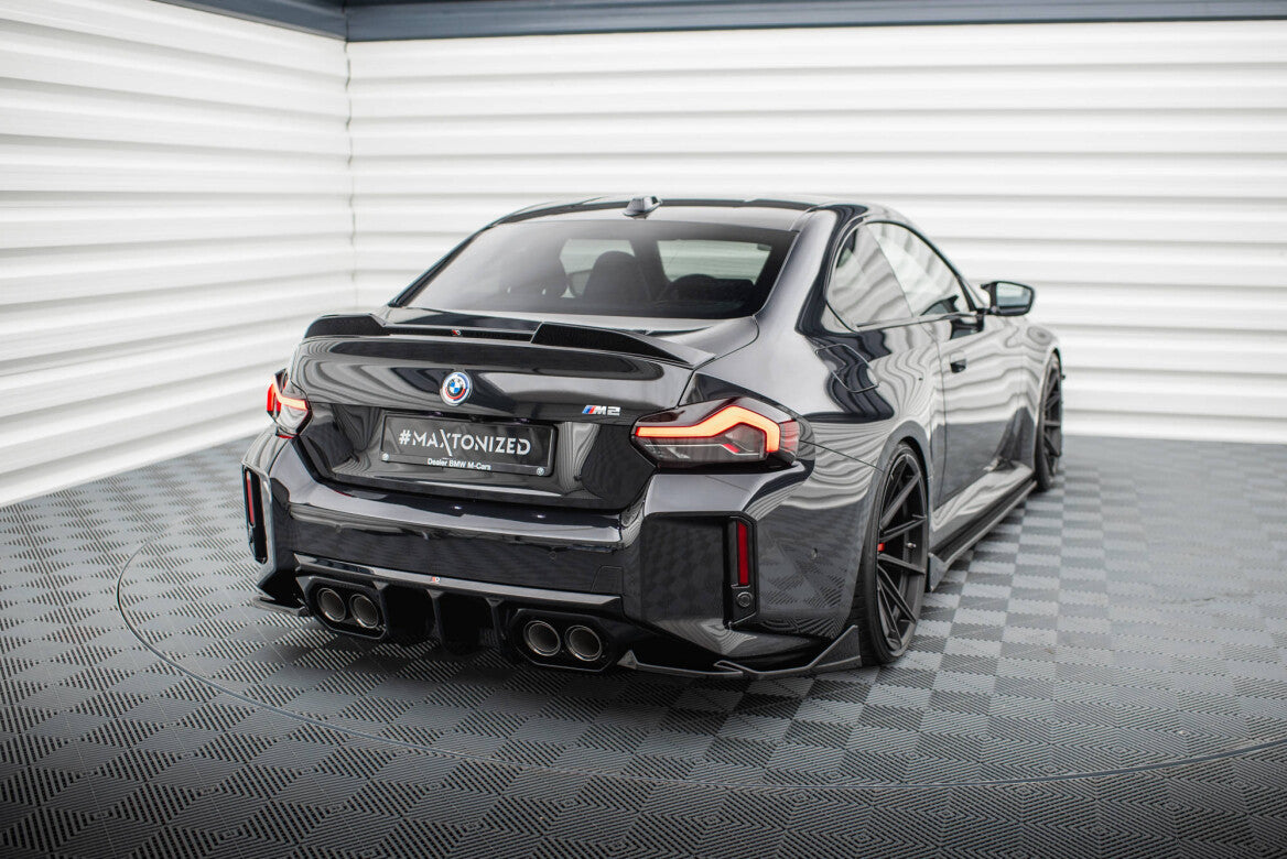 Heck Ansatz Flaps Diffusor V.6 für BMW M2 G87 Maxton Design