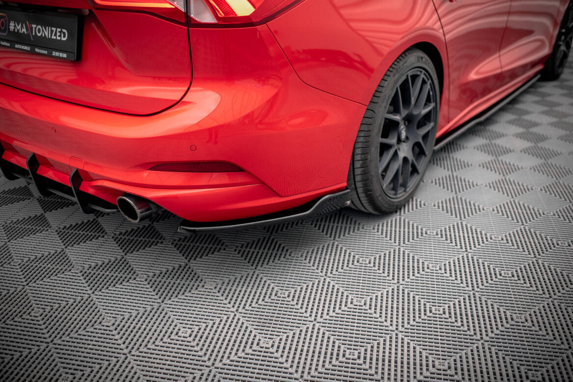 Heck Ansatz Flaps Diffusor V.6 für Ford Focus Kombi ST-Line Mk4 Maxton Design