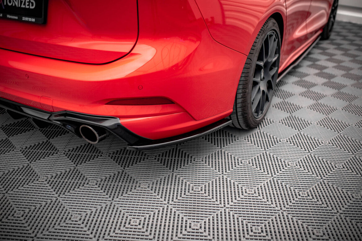 Heck Ansatz Flaps Diffusor V.7 für Ford Focus Kombi ST-Line Mk4 Maxton Design