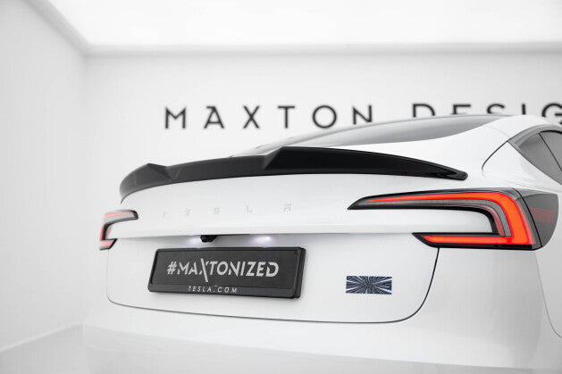 Heck Spoiler Aufsatz Abrisskante 3D für Tesla Model 3 Maxton Design