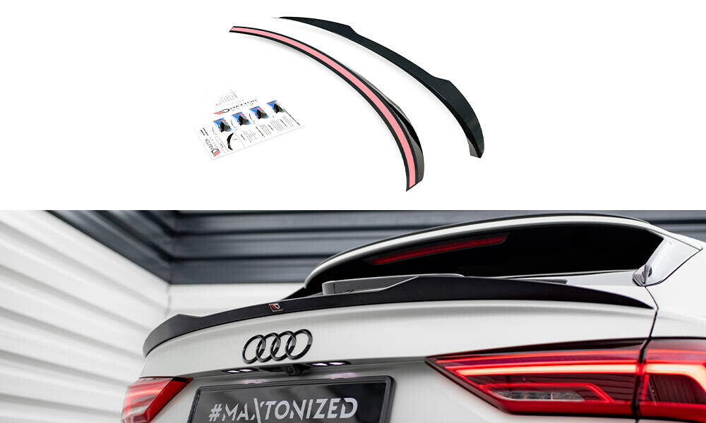 Heck Spoiler Aufsatz Abrisskante für Audi RSQ3 / Q3 S-Line Sportback Maxton Design