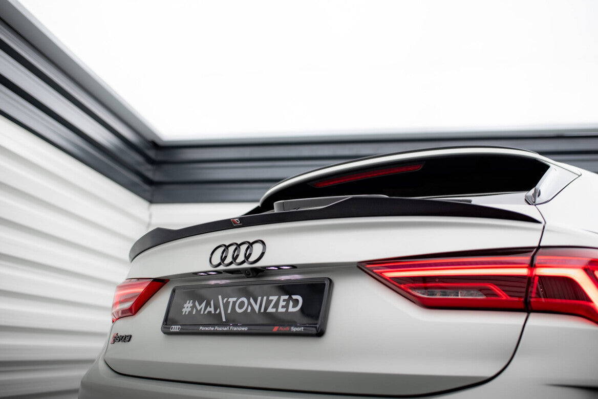 Heck Spoiler Aufsatz Abrisskante für Audi RSQ3 / Q3 S-Line Sportback Maxton Design