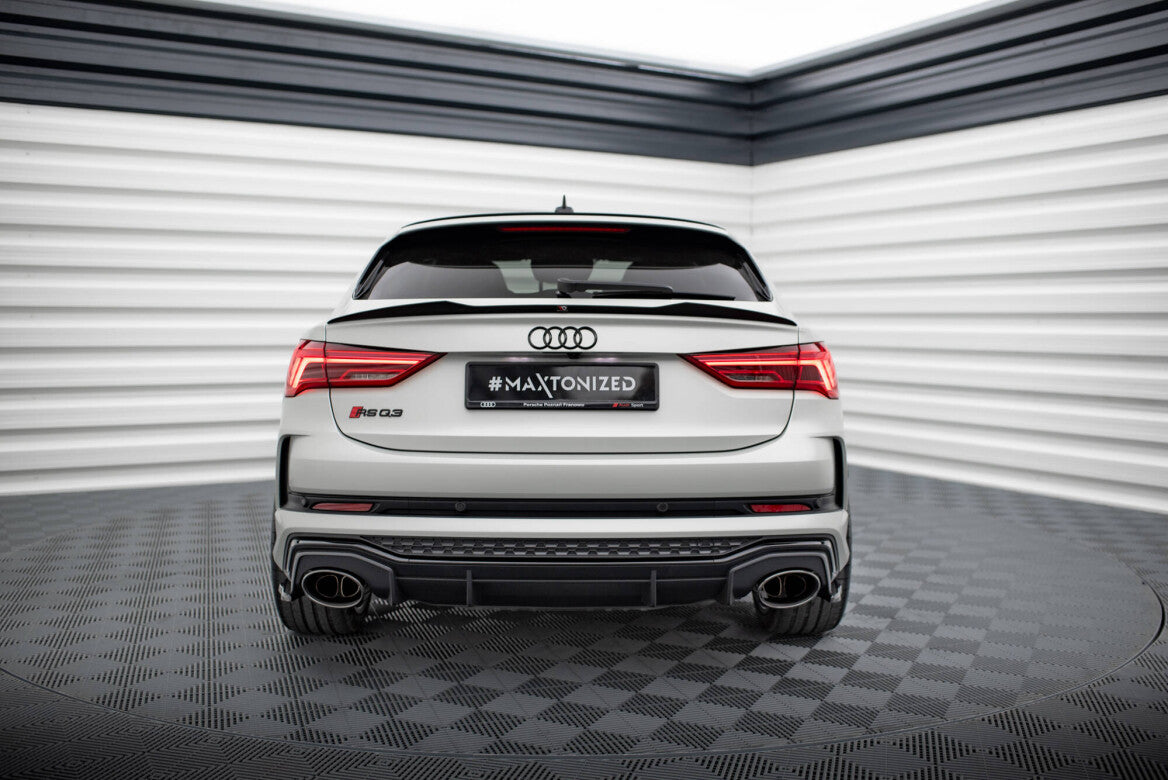 Heck Spoiler Aufsatz Abrisskante für Audi RSQ3 / Q3 S-Line Sportback Maxton Design