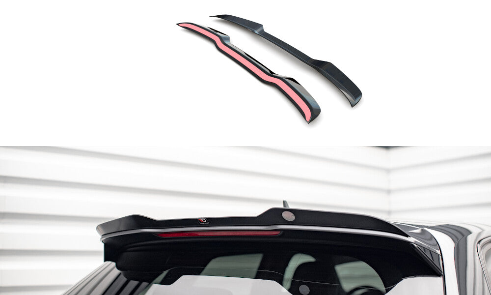 Heck Spoiler Aufsatz Abrisskante für Audi S3 Sportback 8V Facelift Maxton Design