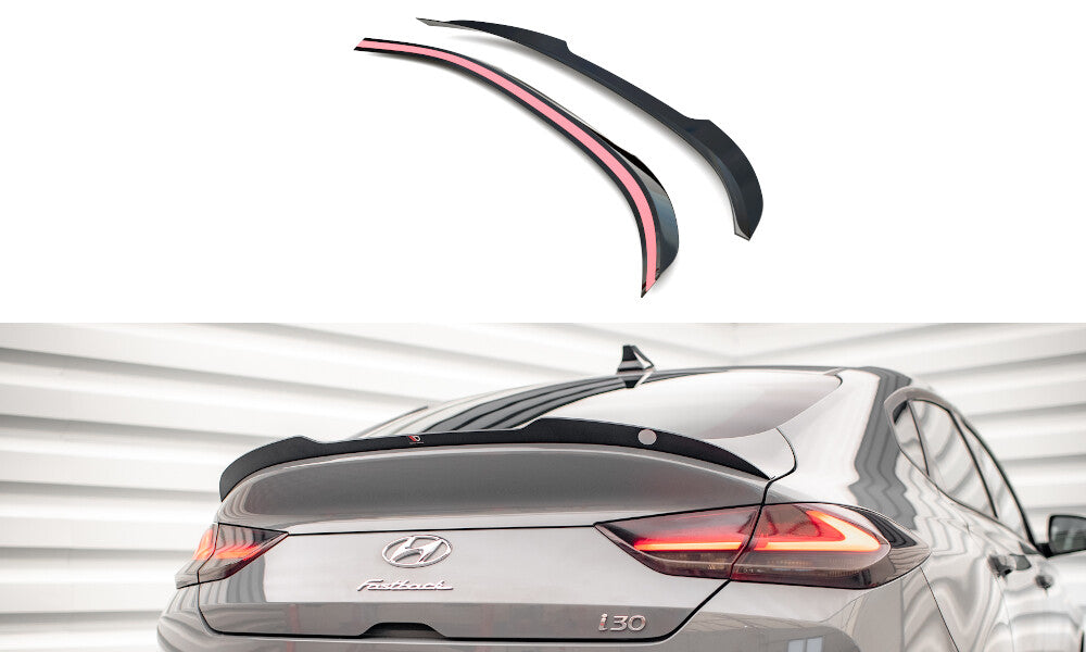 Heck Spoiler Aufsatz Abrisskante für Hyundai I30 Fastback N-Line Maxton Design