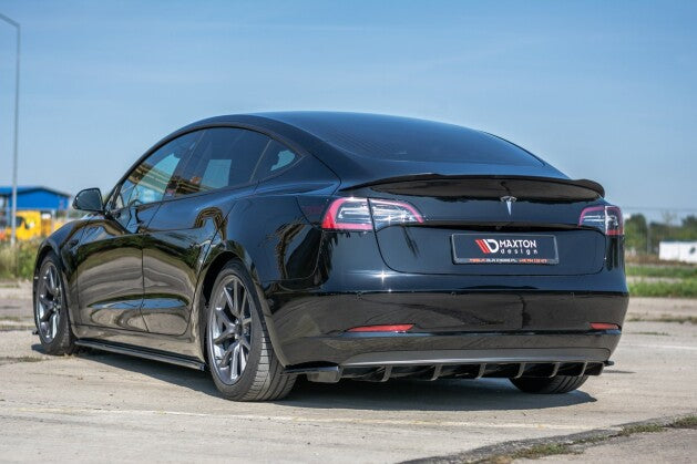 Heck Spoiler Aufsatz Abrisskante für Tesla Model 3 Maxton Design