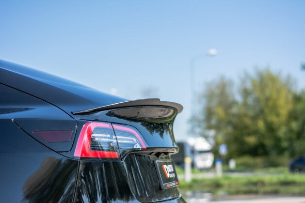 Heck Spoiler Aufsatz Abrisskante für Tesla Model 3 Maxton Design