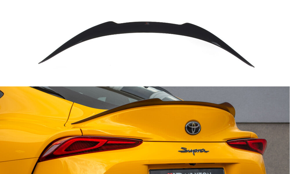Heck Spoiler Aufsatz Abrisskante für Toyota Supra Mk5 Maxton Design