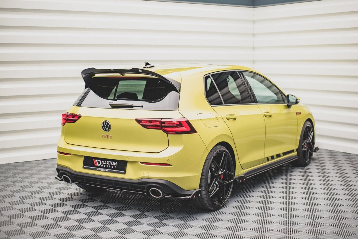 Heck Spoiler Aufsatz Abrisskante für VW Golf 8 GTI Clubsport Maxton Design