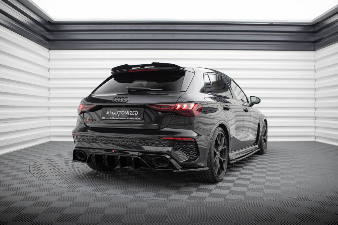 Heck Spoiler Aufsatz Abrisskante V.2 für Audi RS3 / S3 / A3 S-Line 8Y Maxton Design