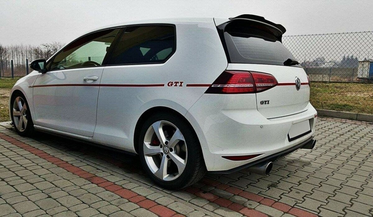 Heck Spoiler Aufsatz Abrisskante V.3 für VW Golf 7 / 7 Facelift R / R-Line / GTI Maxton Design