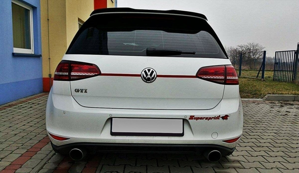 Heck Spoiler Aufsatz Abrisskante V.3 für VW Golf 7 / 7 Facelift R / R-Line / GTI Maxton Design