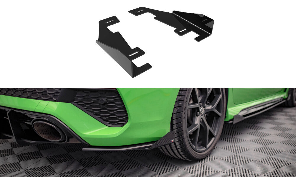Heck Stoßstangen Flaps / Wings für Audi RS3 Limousine 8Y Maxton Design