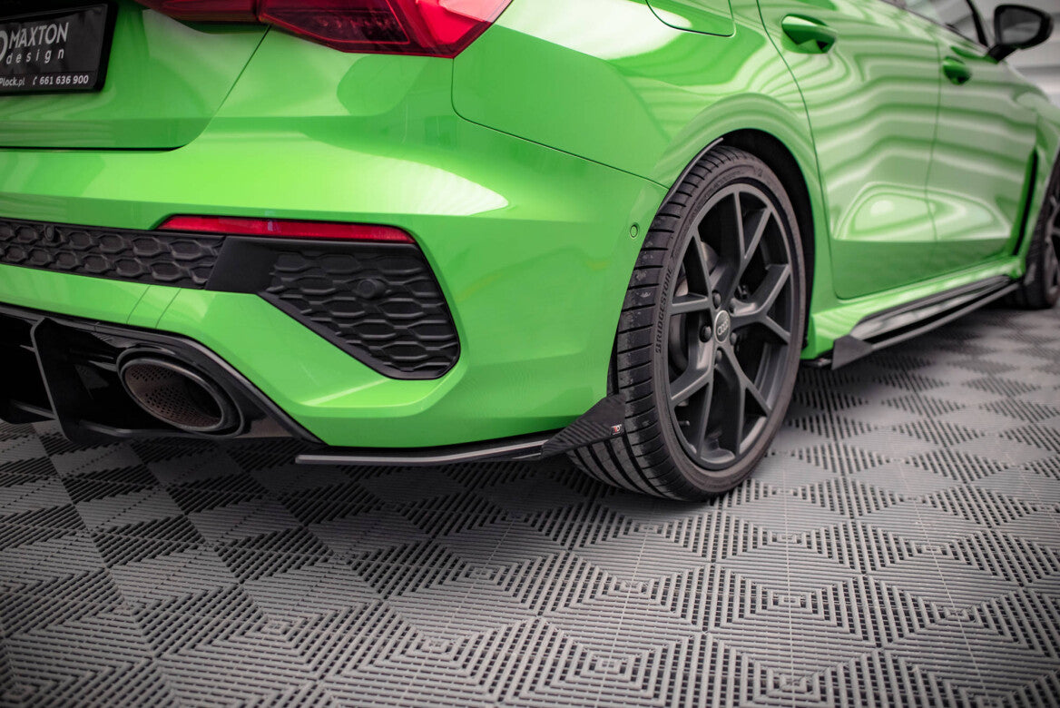 Heck Stoßstangen Flaps / Wings für Audi RS3 Limousine 8Y Maxton Design