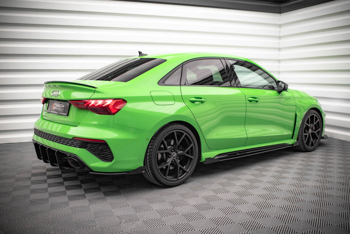 Heck Stoßstangen Flaps / Wings für Audi RS3 Limousine 8Y Maxton Design